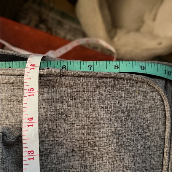 Sherpa, gray and black backpack small pet carrier. ￼ - Picture 11 of 11